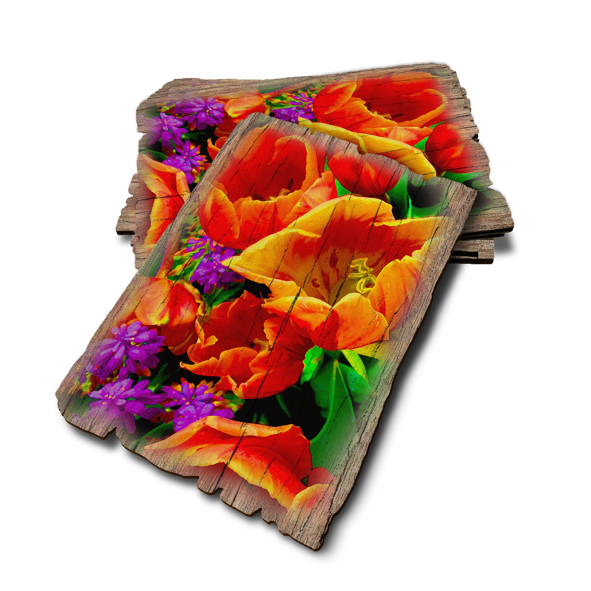 Full Bloom - Weathered Edge Rustic Edge Postcard (5pk // $2.80ea)