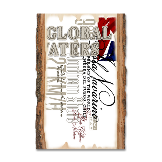 Greeting Card: Live Edge - Global Waters Navarino (Pack of 5)