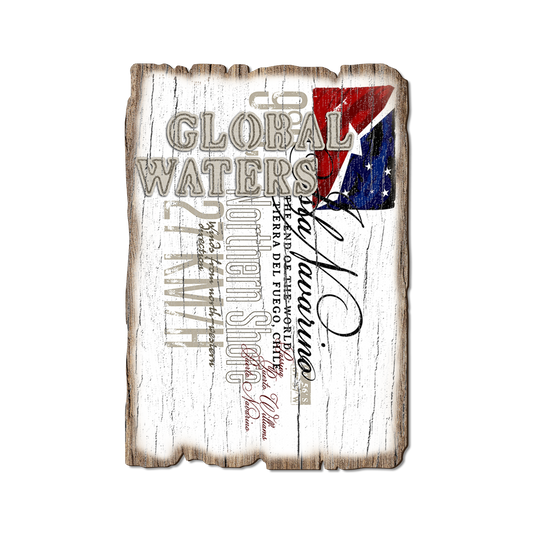 Greeting Card: Weathered Edge - Global Waters Navarino