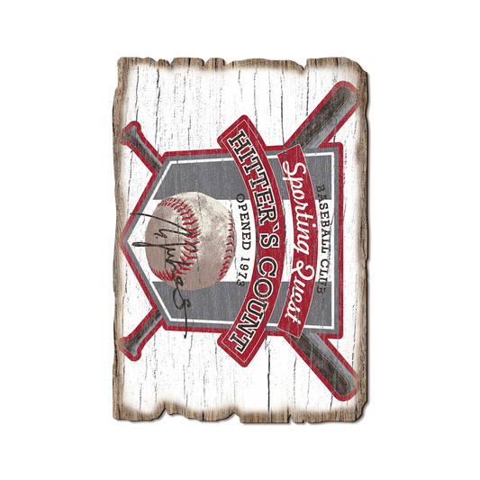 Greeting Card: Weathered Edge - Hitter's Count Club