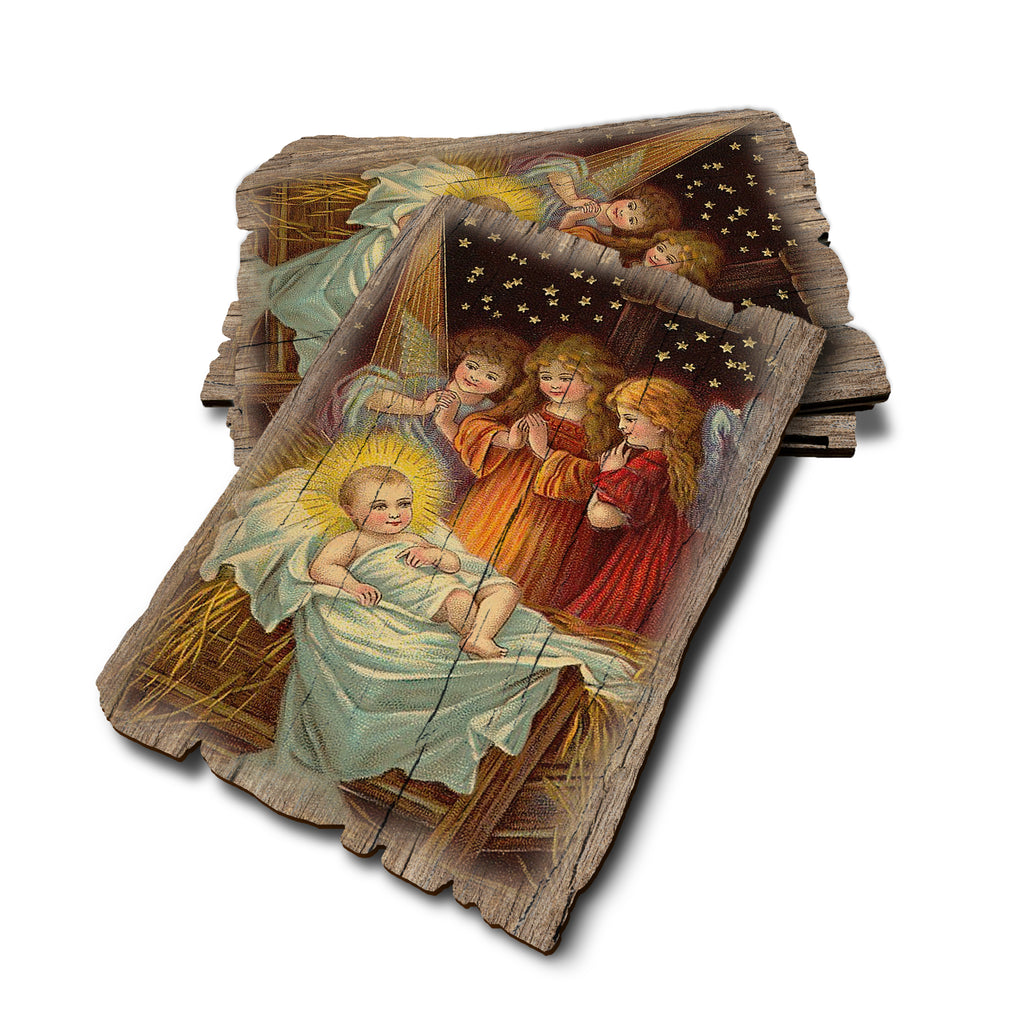 Holy Night - Weathered Edge Rustic Edge Postcard (5pk // $2.80ea)