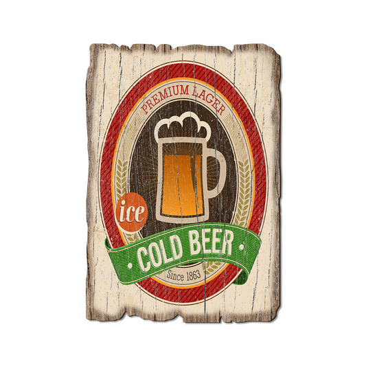 Greeting Card: Weathered Edge - Cold Beer (Pack of 5)
