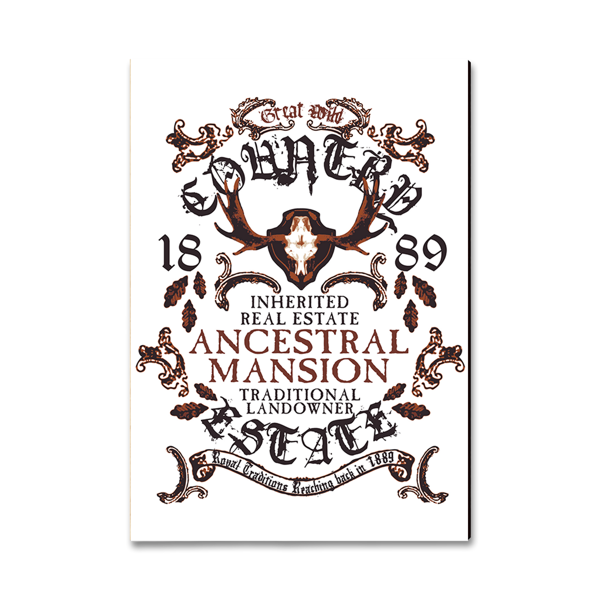 Greeting Card: Classic Edge - Inherited Real Estate