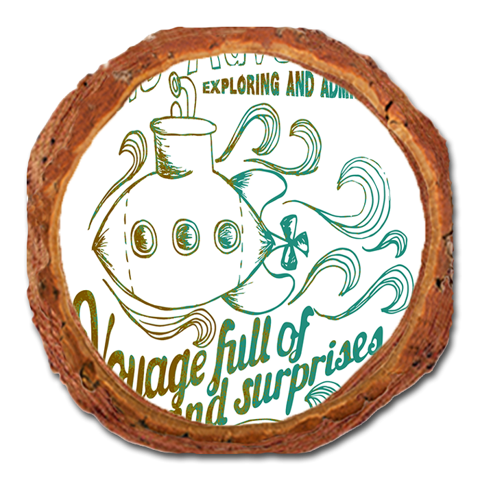 Coaster: Live Edge - Little Adventure Voyage (Pack of 5)