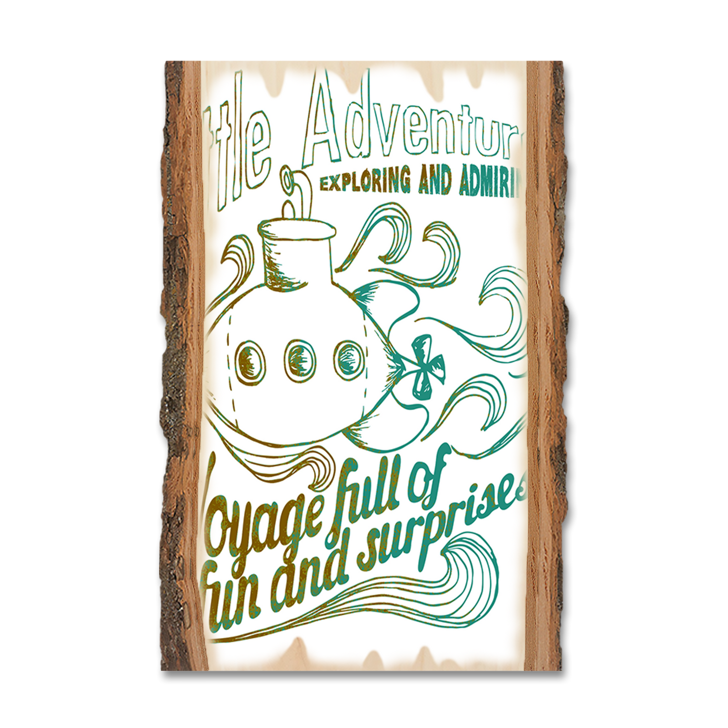Postcard: Live Edge - Little Adventure Voyage