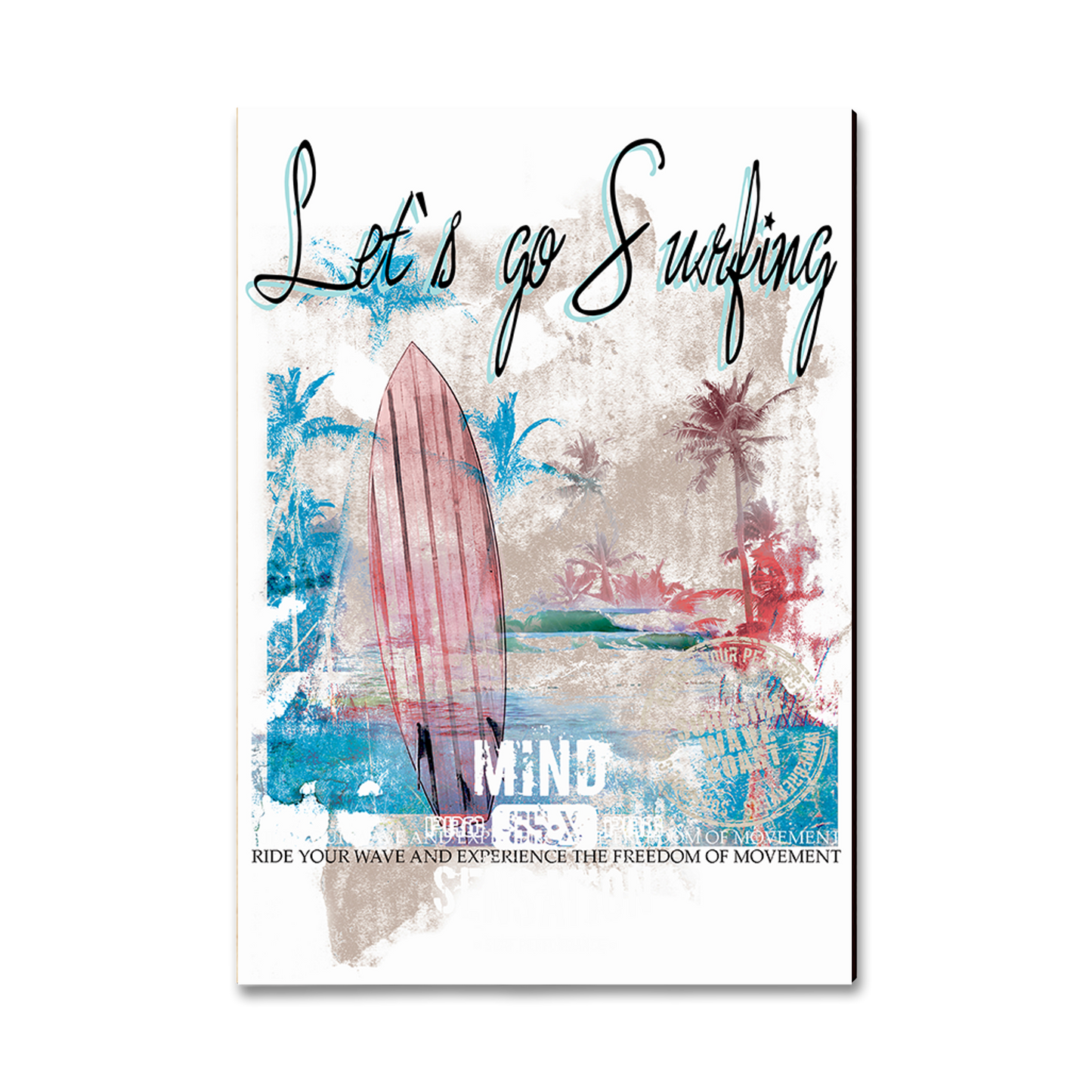 Greeting Card: Classic Edge - Let's Go Surfing