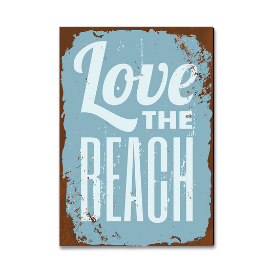 Magnet: Classic Edge - Love the Beach