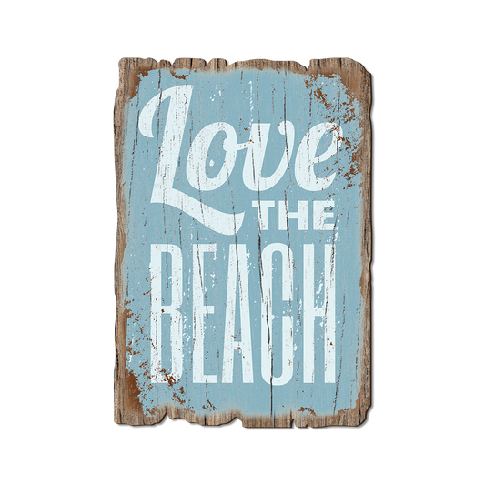 Greeting Card: Weathered Edge - Love the Beach (Pack of 5)