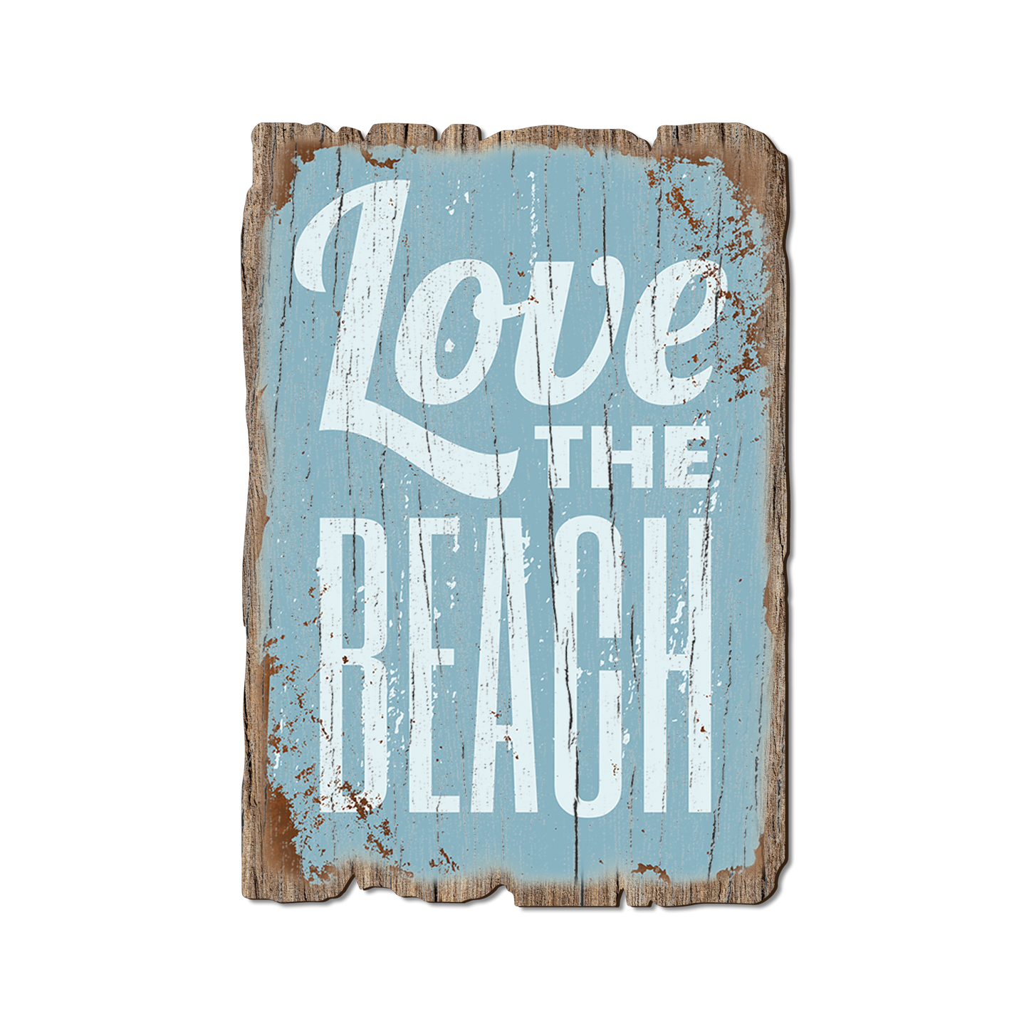 Postcard: Weathered Edge - Love the Beach (Pack of 5)