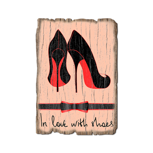 Greeting Card: Weathered Edge - In Love With Shoes (Pack of 5)