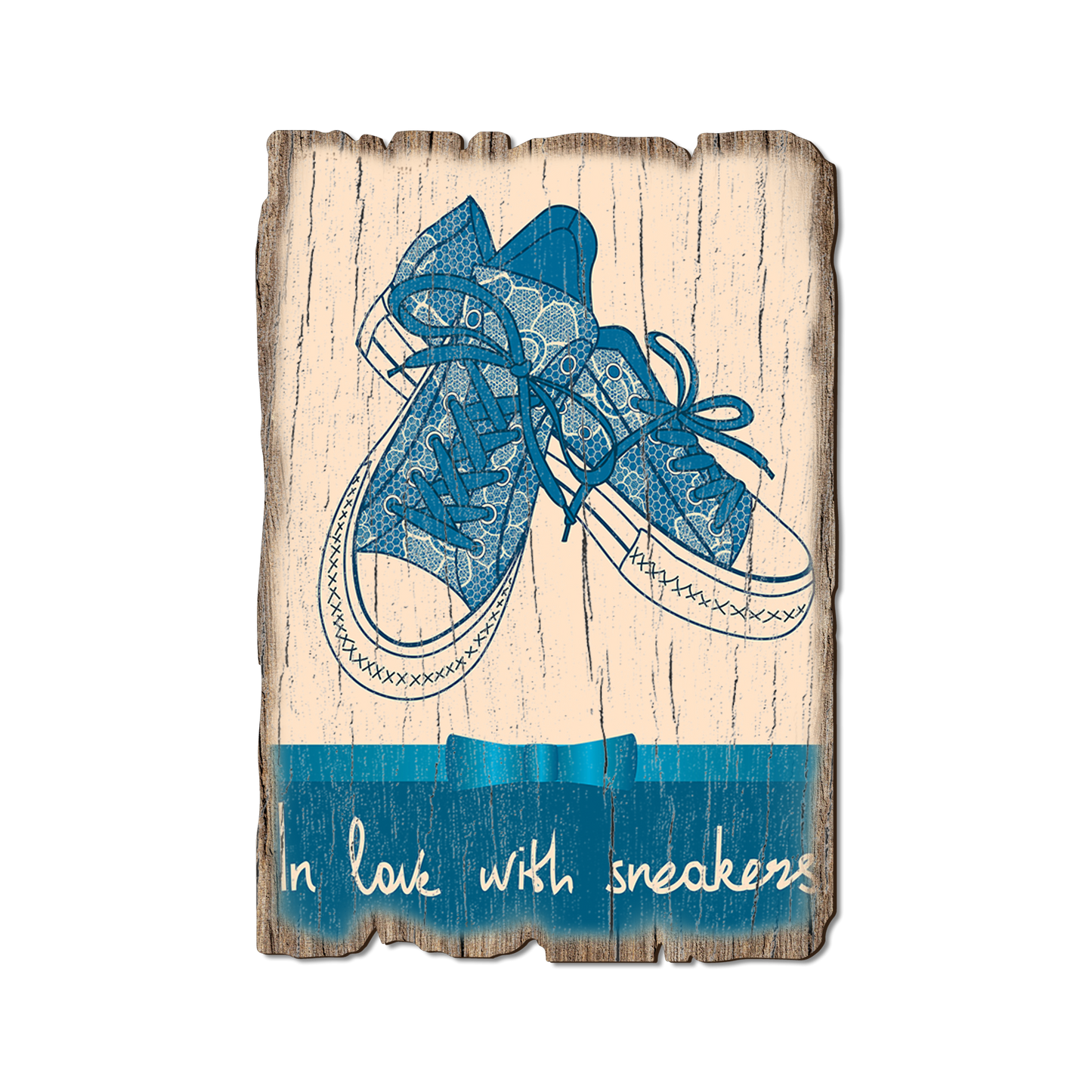 Greeting Card: Weathered Edge - In Love With Sneakers (Pack of 5)