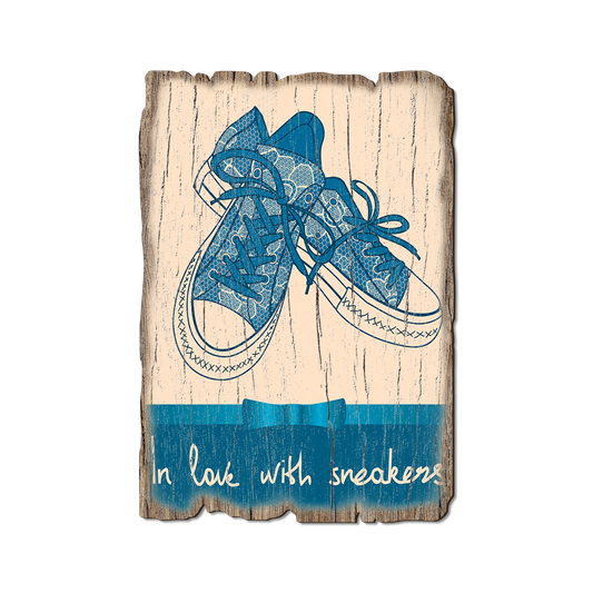 Greeting Card: Weathered Edge - In Love With Sneakers (Pack of 5)