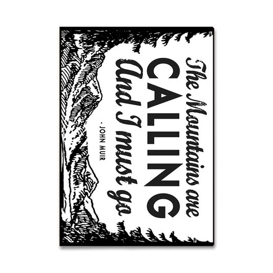 Greeting Card: Classic Edge - The Mountains Are Calling