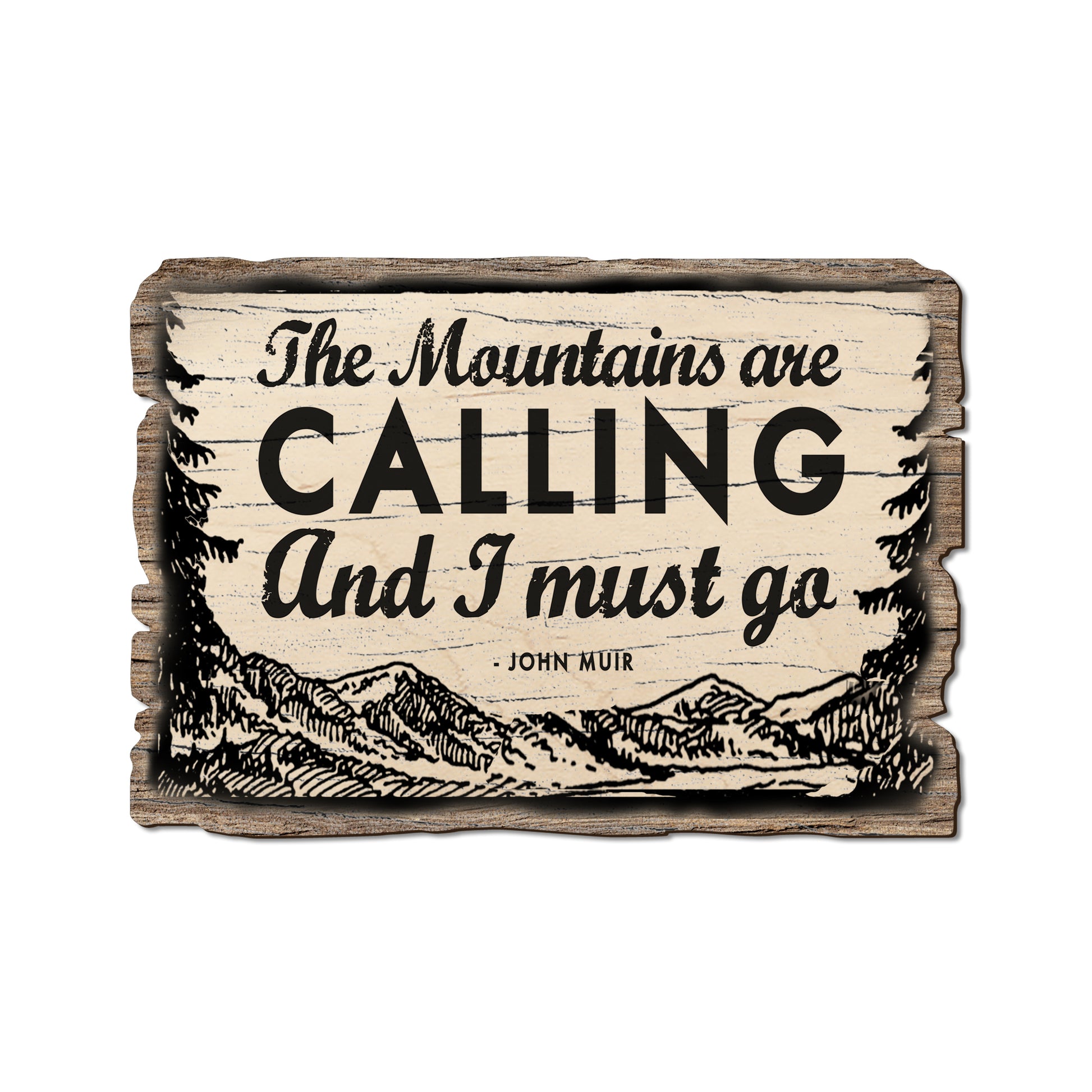 The Mountains Are Calling - Rustic Edge Postcards & Magnets Rustic Edge Postcard (5pk // $2.80ea)