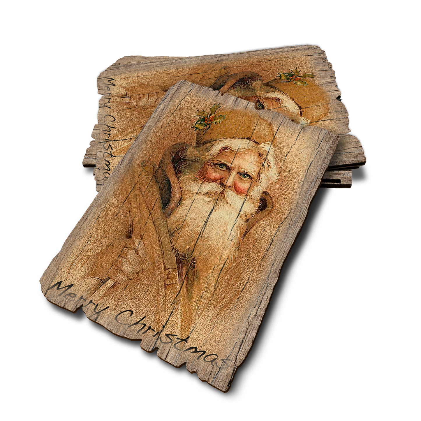 Father Christmas - Weathered Edge Rustic Edge Postcard (5pk // $2.80ea)