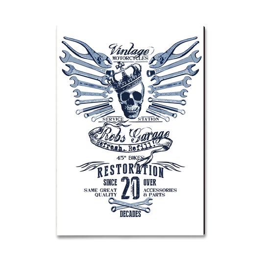 Magnet: Classic Edge - Motorcycle Restoration
