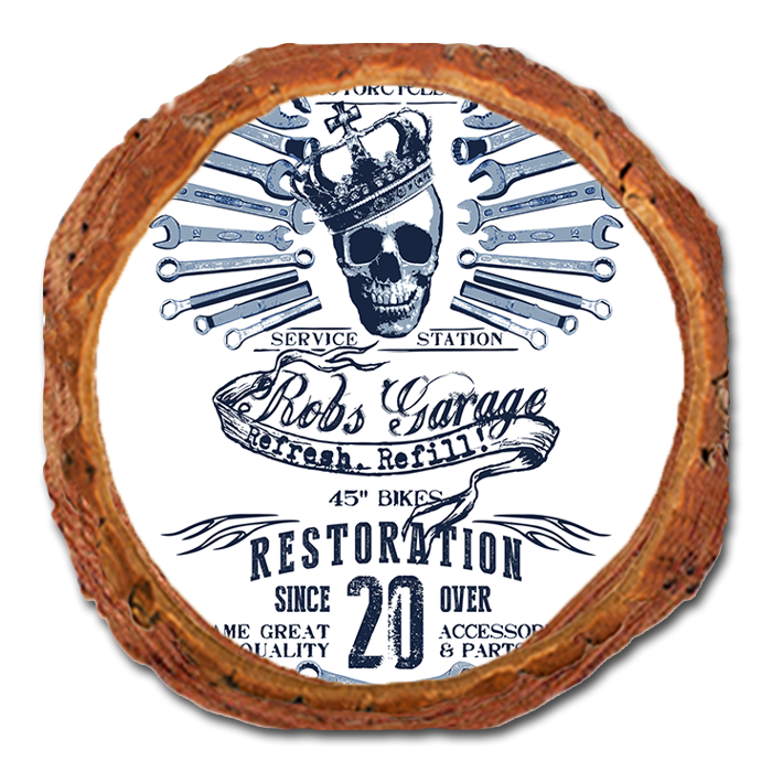 Coaster: Live Edge - Motorcycle Restoration (Pack of 5)