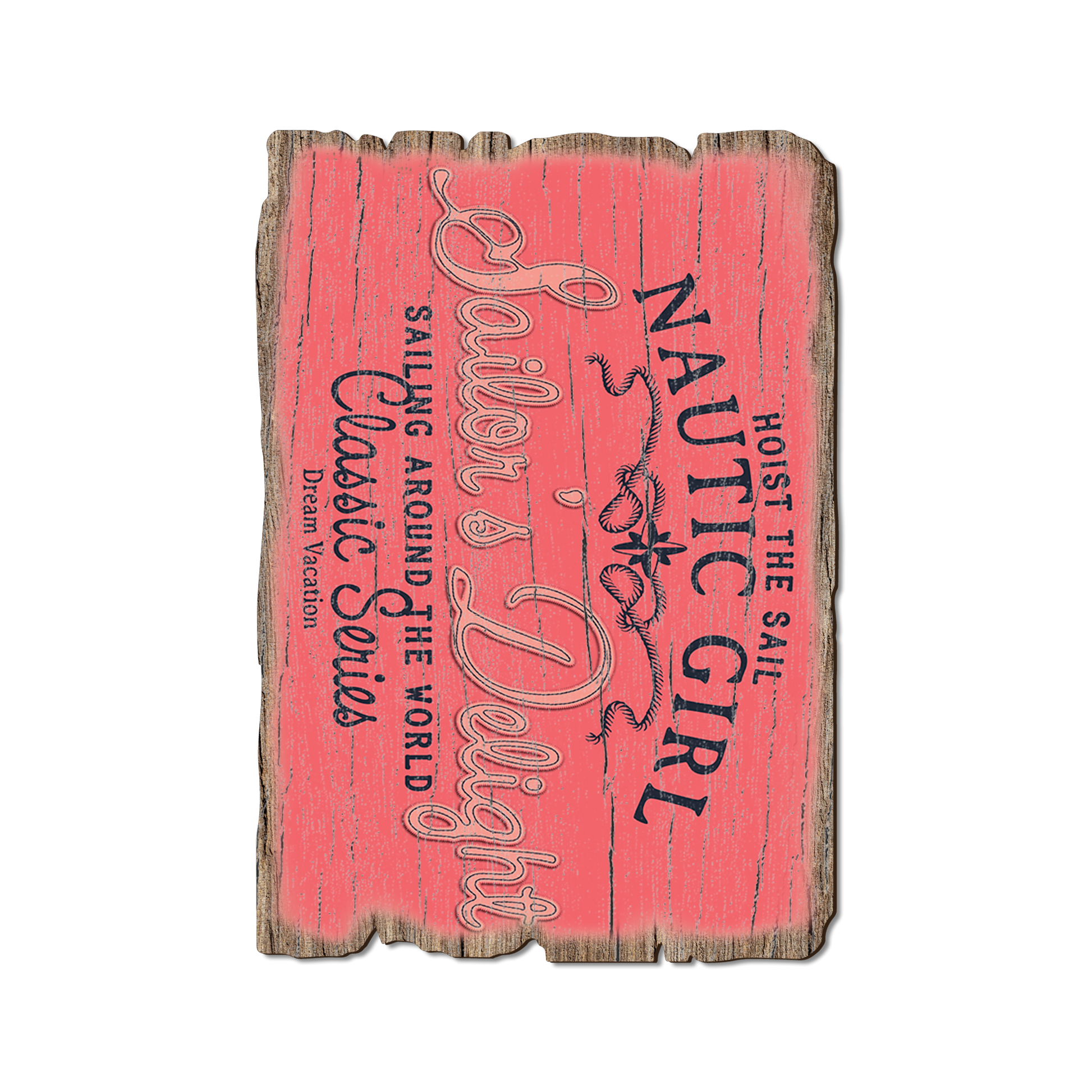 Postcard: Weathered Edge - Nautical Girl Sailors (Pack of 5)