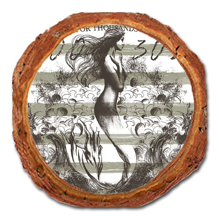 Coaster: Live Edge - Old Legends Mermaid