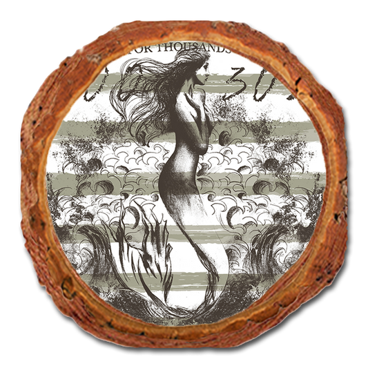 Coaster: Live Edge - Old Legends Mermaid
