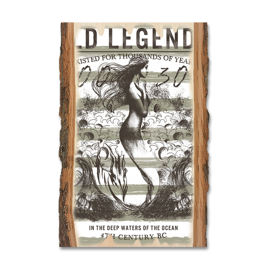 Greeting Card: Live Edge - Old Legends Mermaid