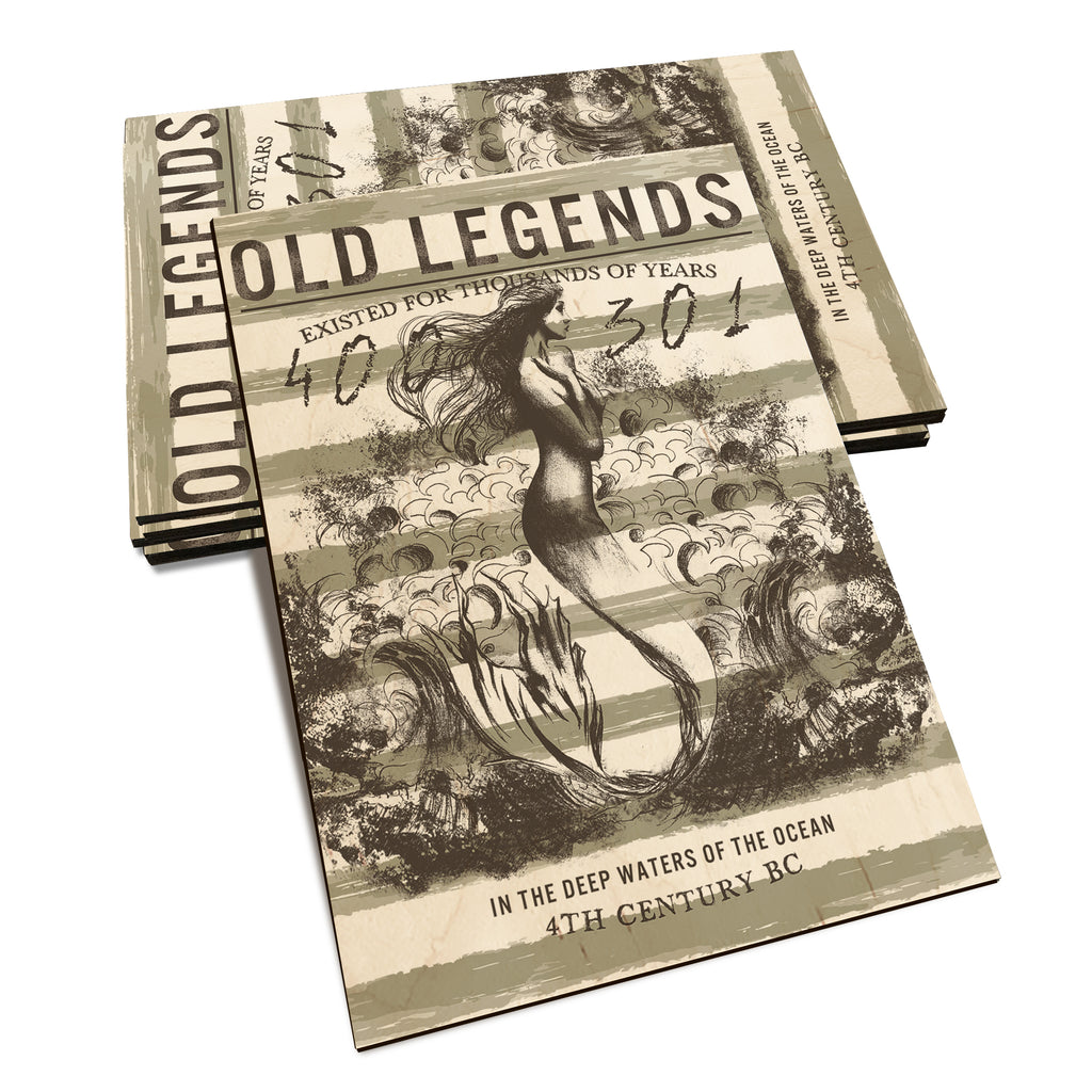 Old Legends Mermaid - Classic Edge Classic Edge Postcard (5pk // $2.80ea)