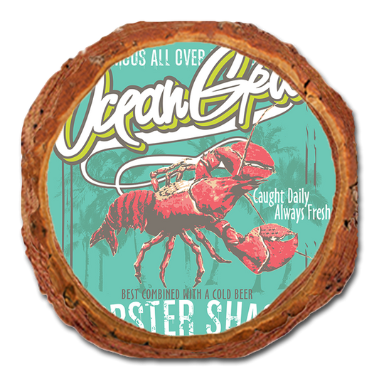 Coaster: Live Edge - Ocean Lobster Shack (Pack of 5)