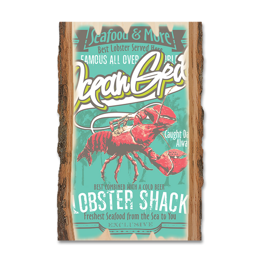 Greeting Card: Live Edge - Ocean Lobster Shack