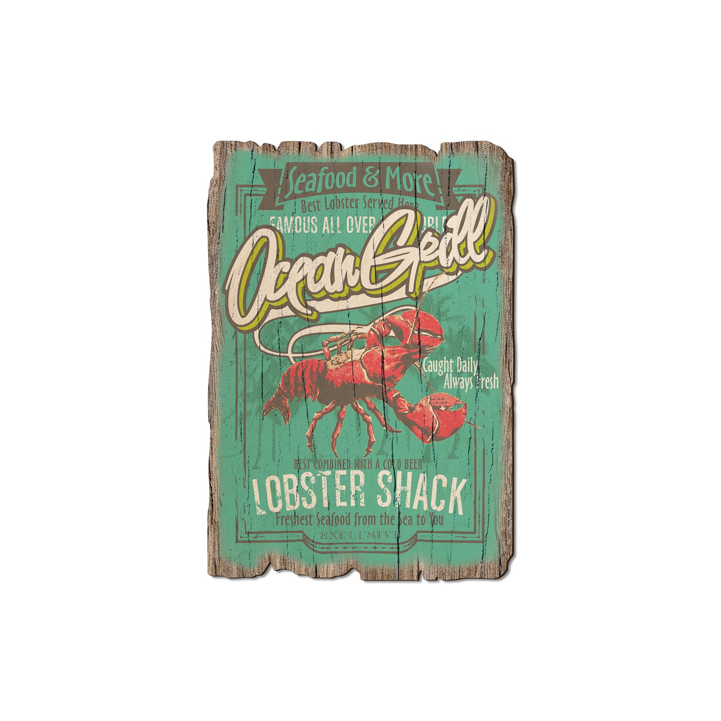 Ocean Lobster Shack - Rustic Edge Postcards & Magnets Rustic Edge Magnet (5pk // $2.80ea)