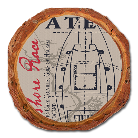 Coaster: Live Edge - Off Shore Race (Pack of 5)