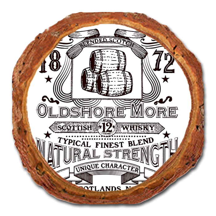 Coaster: Live Edge - Old Time Blend (Pack of 5)