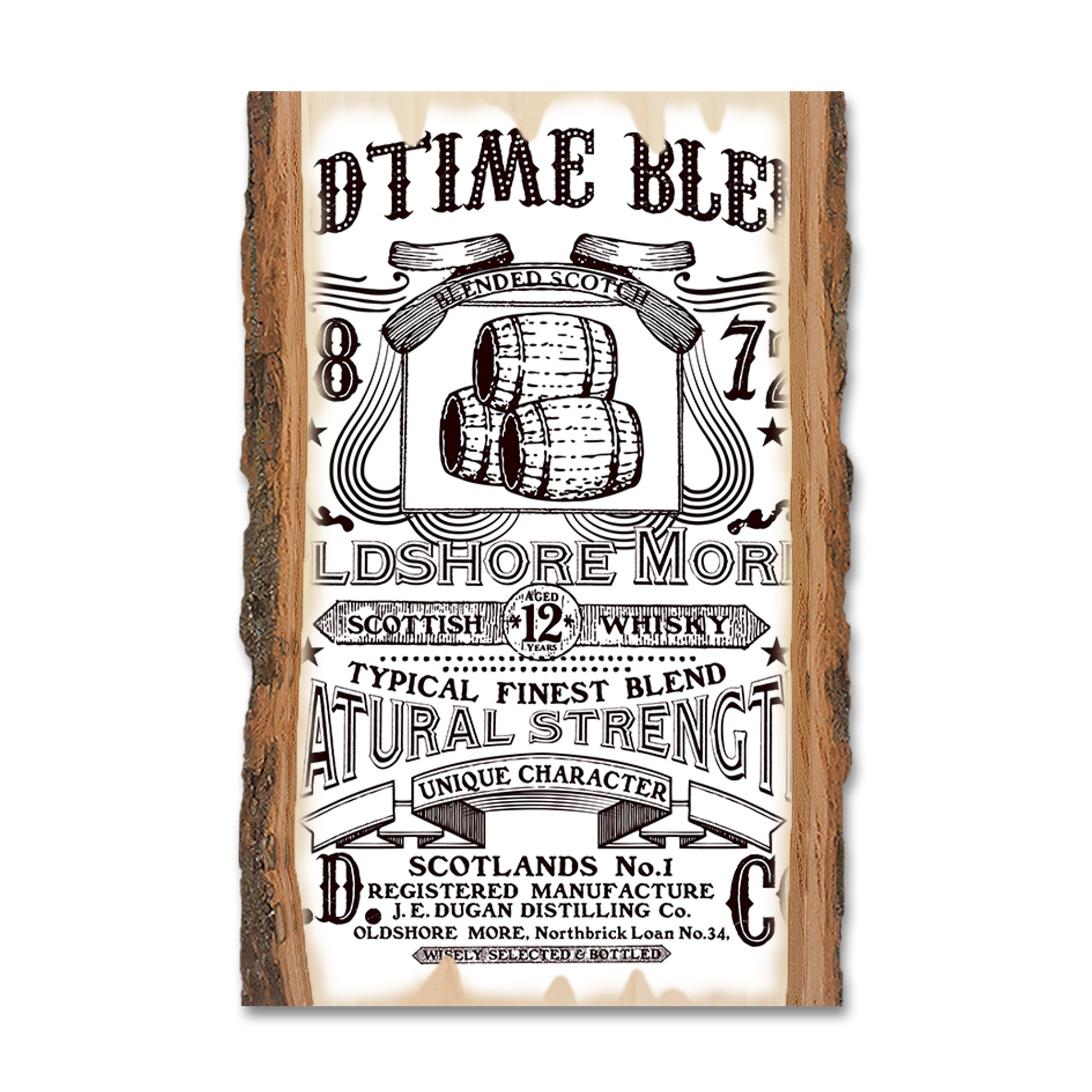Ornament: Live Edge - Old Time Blend