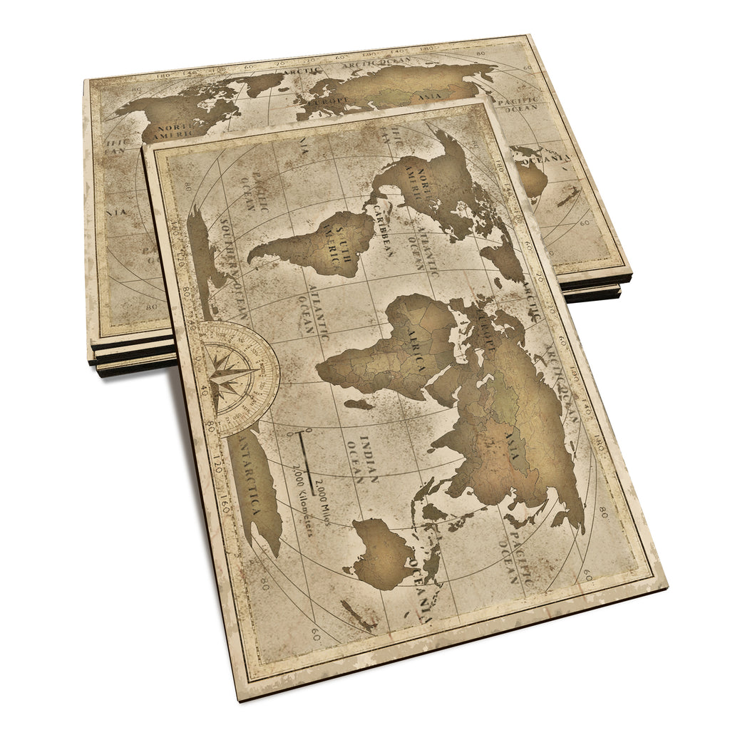 Old World Map - Classic Edge Classic Edge Postcard (5pk // $2.80ea)