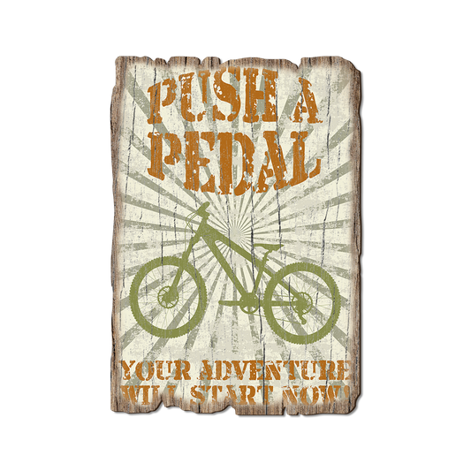 Greeting Card: Weathered Edge - Push A Pedal (Pack of 5)