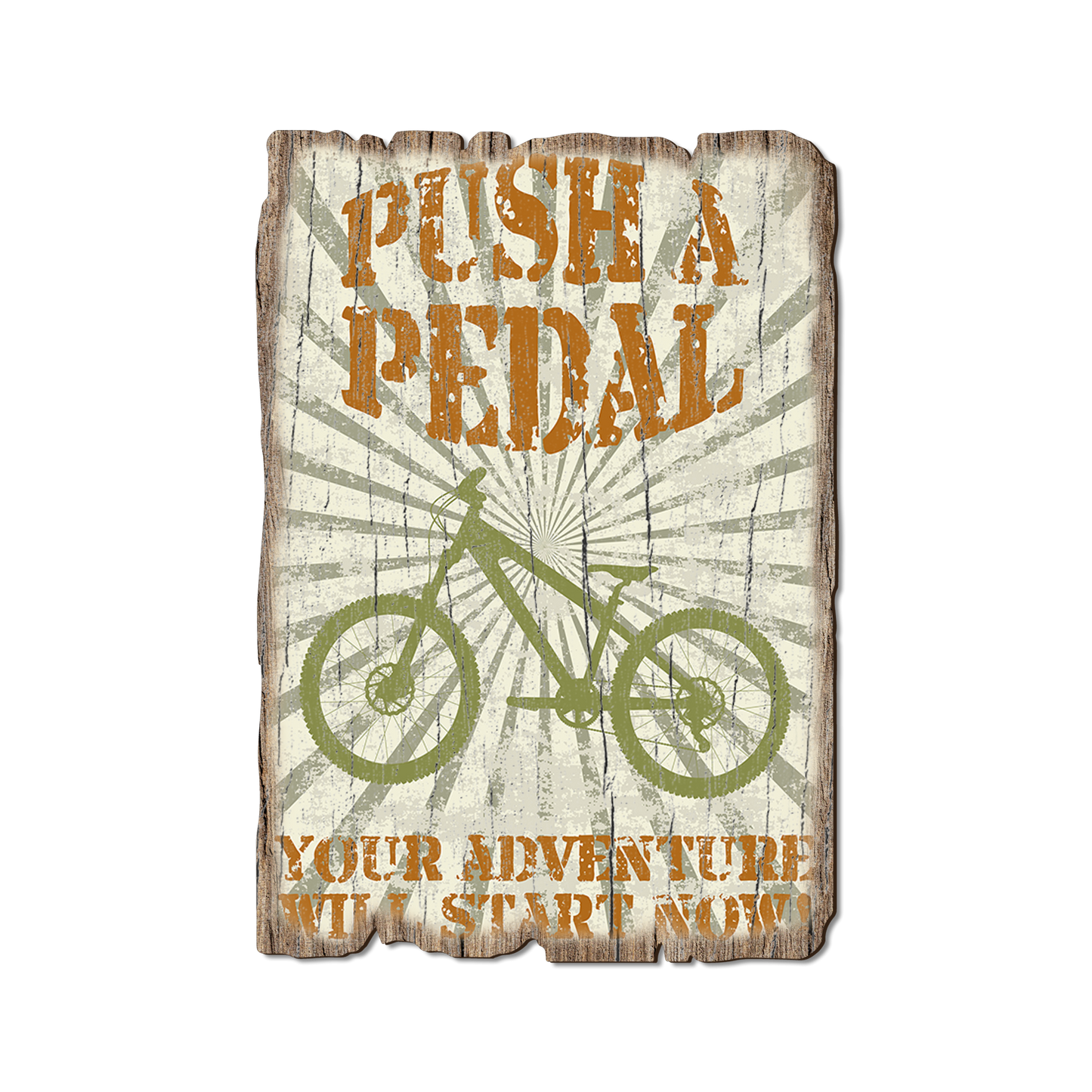 Postcard: Weathered Edge - Push A Pedal (Pack of 5)