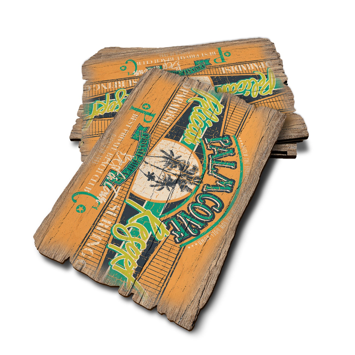 Palm Cove Resort - Weathered Edge Rustic Edge Postcard (5pk // $2.80ea)