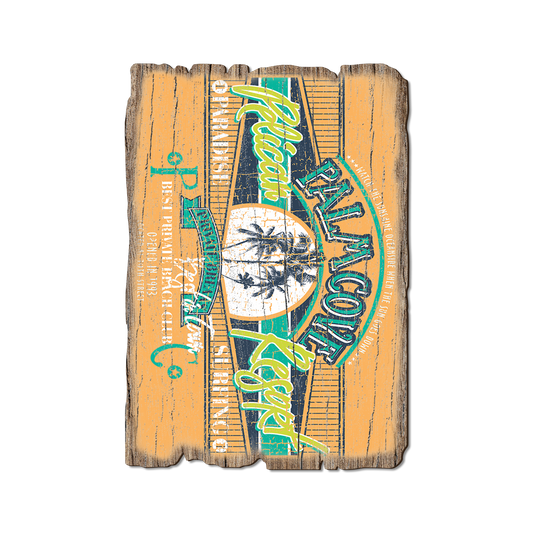 Greeting Card: Weathered Edge - Palm Cove Resort (Pack of 5)