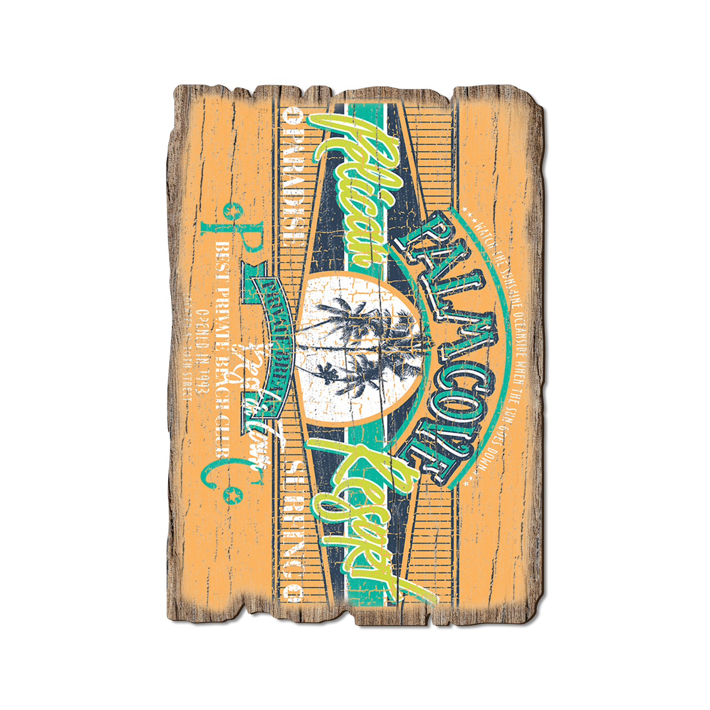 Postcard: Weathered Edge - Palm Cove Resort (Pack of 5)