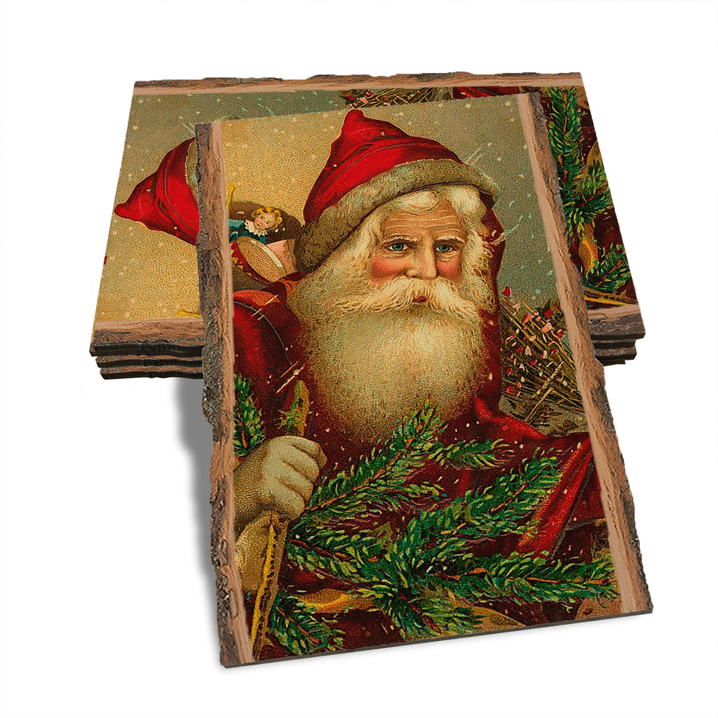 Red Hat Santa - Holiday - Live Edge Live Edge Postcard (5pk // $2.80ea)