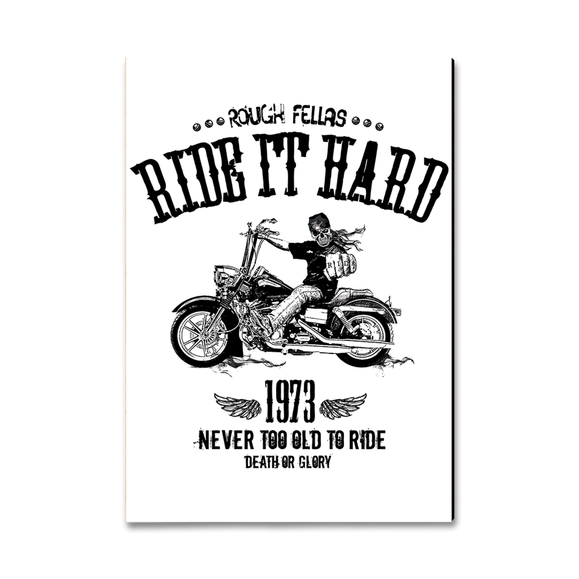 Greeting Card: Classic Edge - Ride It Hard