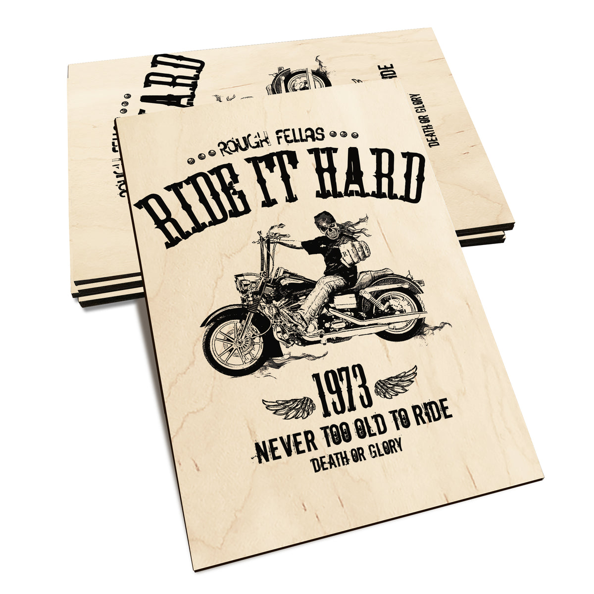 Ride It Hard - Classic Edge Classic Edge Postcard (5pk // $2.80ea)