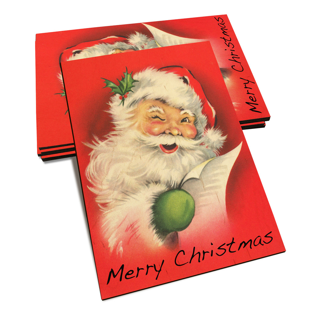 Red Santa - Holiday - Classic Edge Classic Edge Postcard (5pk // $2.80ea)