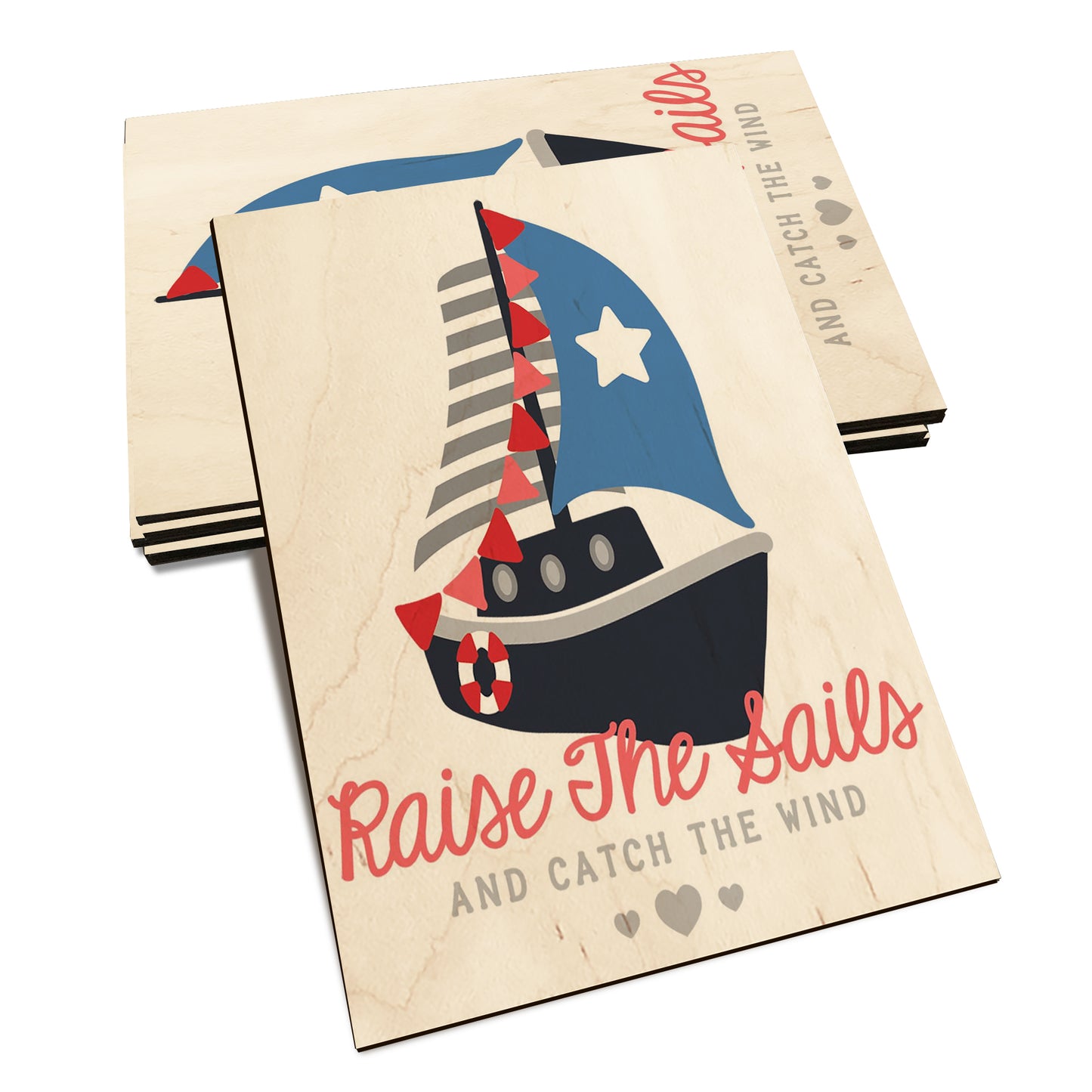 Raise The Sails - Classic Edge Classic Edge Postcard (5pk // $2.80ea)