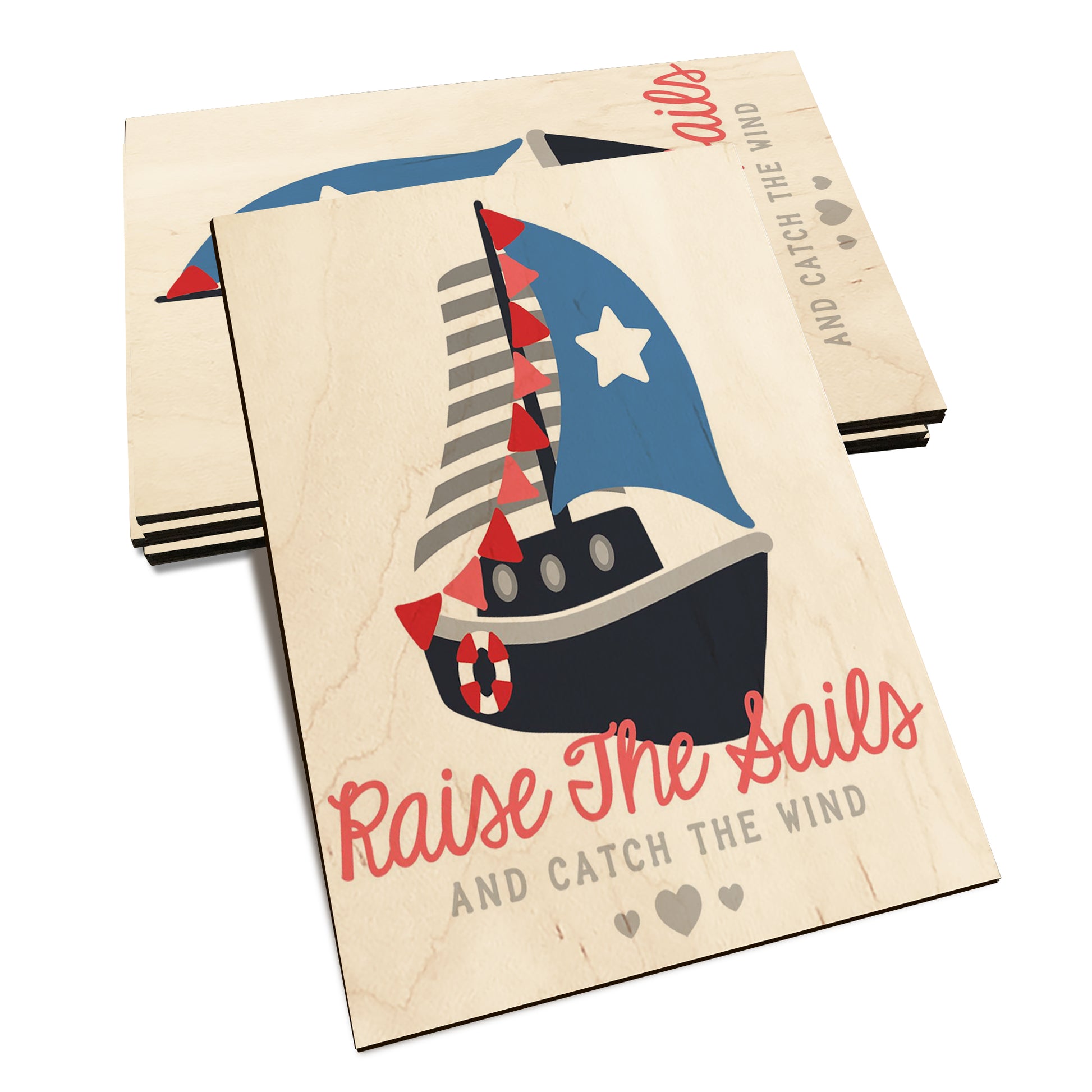 Raise The Sails - Classic Edge Classic Edge Postcard (5pk // $2.80ea)