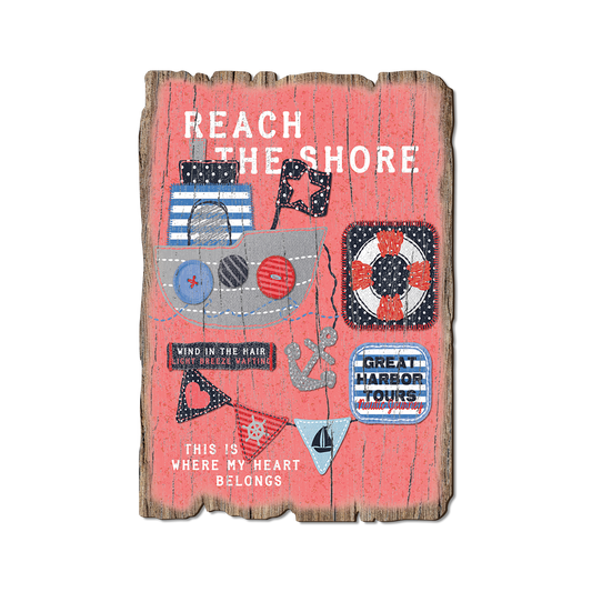 Greeting Card: Weathered Edge - Reach The Shore (Pack of 5)
