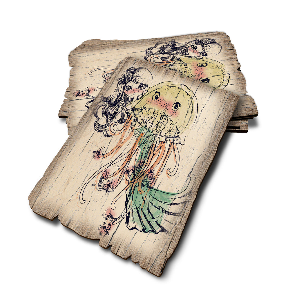 Sweetly & Jelly - Weathered Edge Rustic Edge Postcard (5pk // $2.80ea)