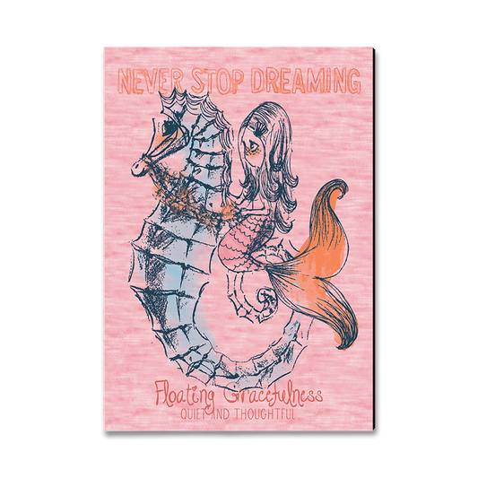 Greeting Card: Classic Edge - Sweetly & Seahorse