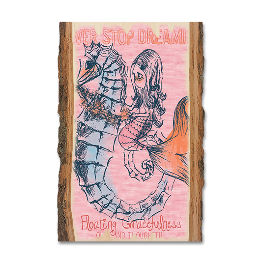 Magnet: Live Edge - Sweetly & Seahorse