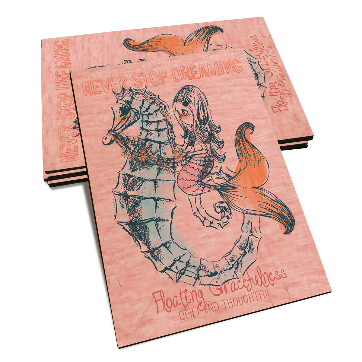 Sweetly & Seahorse - Classic Edge Classic Edge Postcard (5pk // $2.80ea)