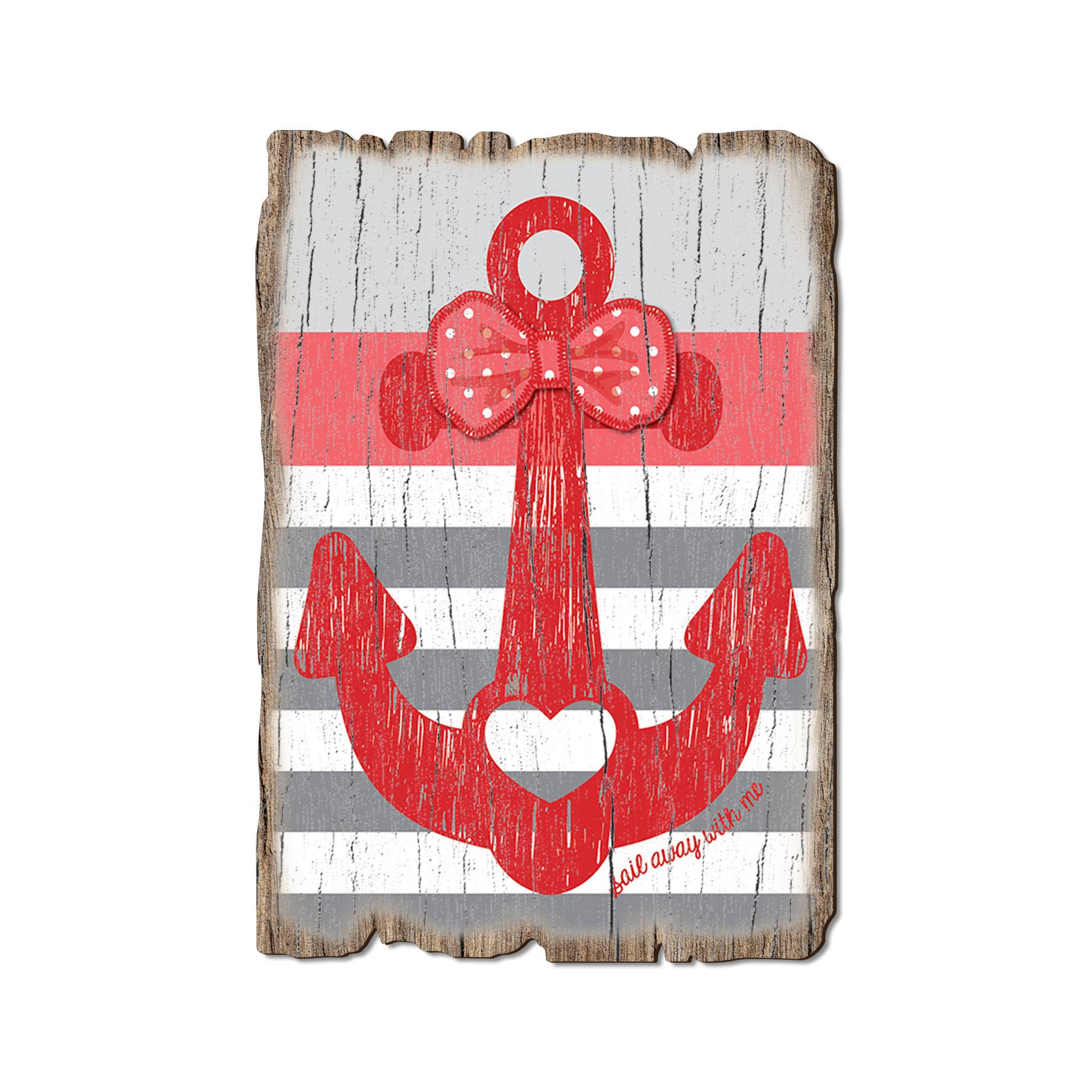 Ornament: Weathered Edge - Sail Away With (Pack of 5)